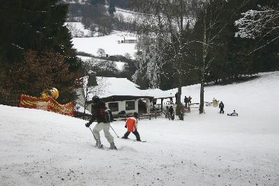 Skihütte im Januar 2009